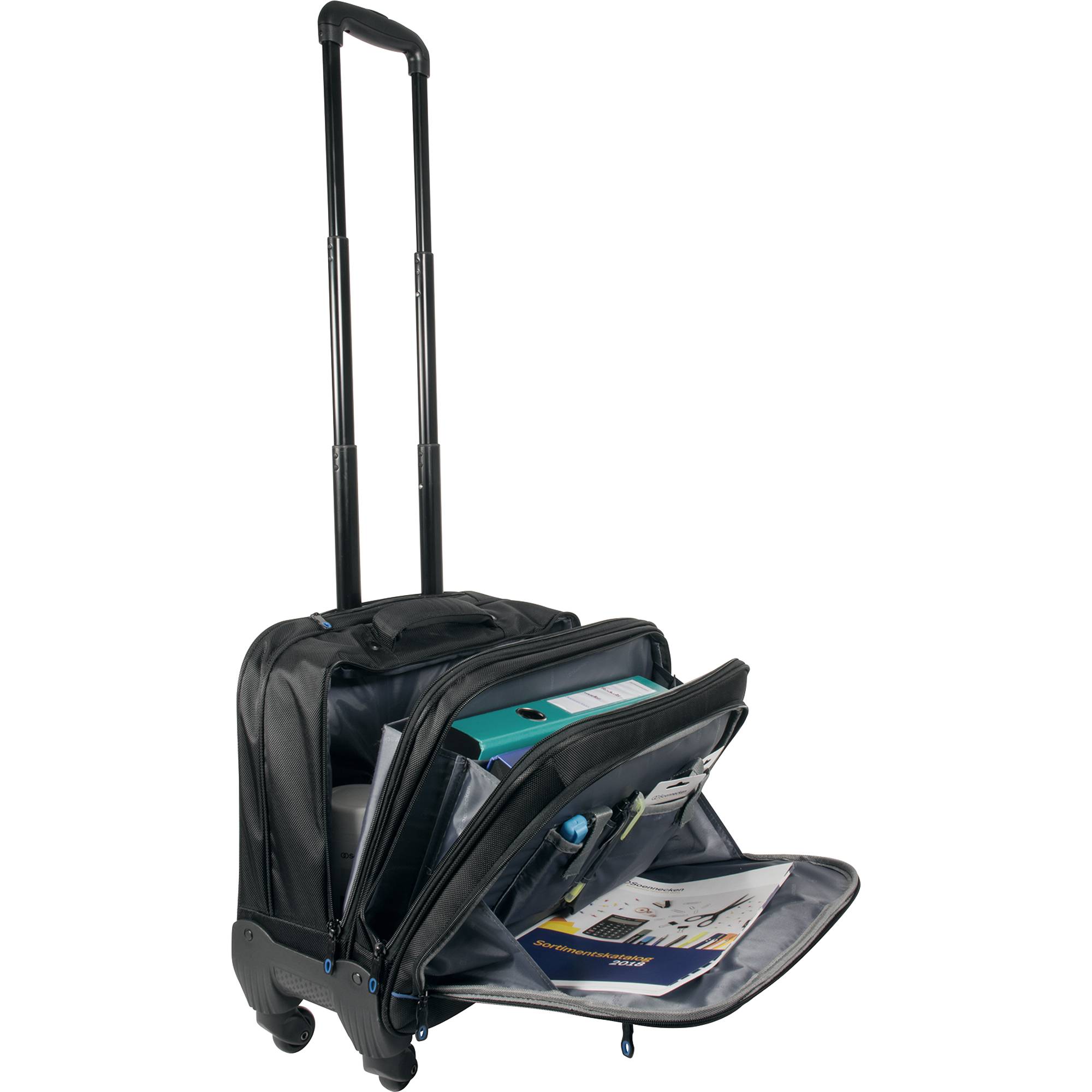 Soennecken Notebooktrolley München 5171 4Rollen Nylon schwarz