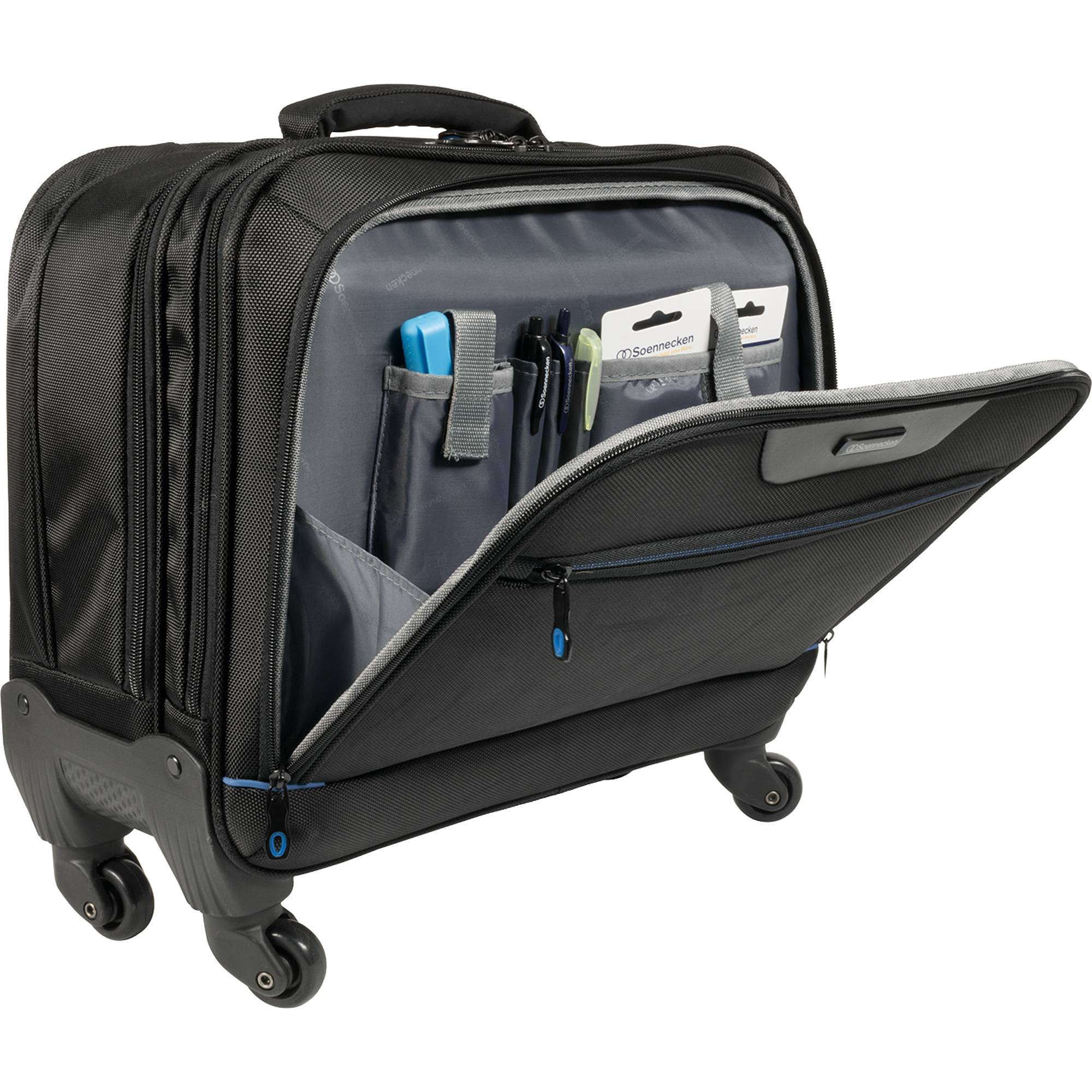 Soennecken Notebooktrolley München 5171 4Rollen Nylon schwarz