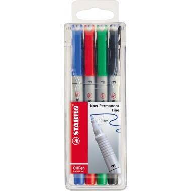 STABILO Folienstift ® OHPen universal 0,7mm farbig sortiert nicht