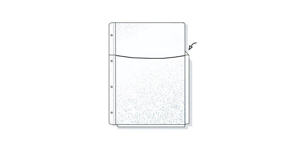 Hetzel Prospekthülle DIN A4 0,14mm rechts offen PVC-Weichfolie