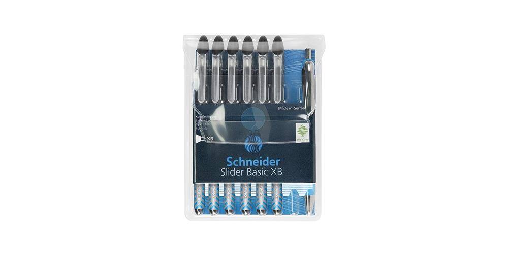 Schneider Kugelschreiber Slider Basic 0,7mm schwarz dokumentenecht