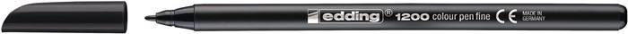 Fasermaler 1200 schwarz Strich-B.1mm Rundspitze EDDING