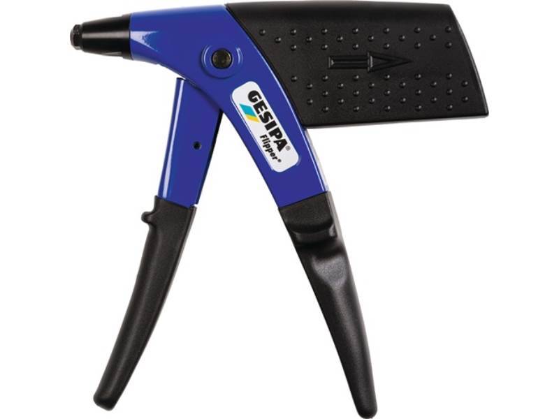 GESIPA 1571258 Kombisetzgerät Flipper® Plus Länge 217 mm mit Öffnungsfeder