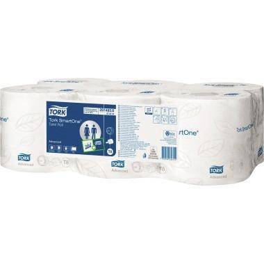 TORK Toilettenpapier SmartOne® 2-lagig Tissue weiß 1.150 Bl./Rl. 6