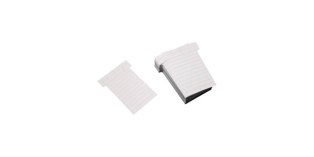 Ultradex T-Karte 60 x 85 mm (B x H) 170g/m² liniert Karton weiß 100