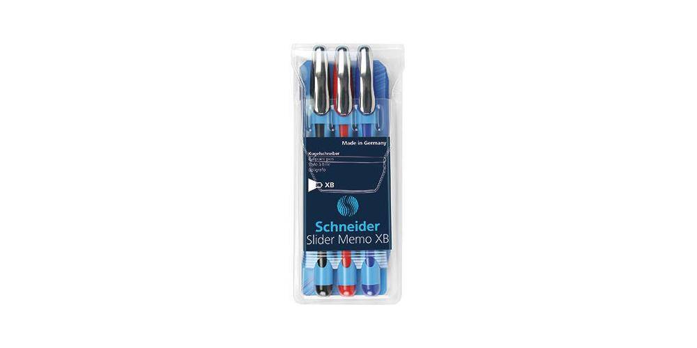 Schneider Kugelschreiber Slider Memo XB 0,7mm XB rot blau schwarz