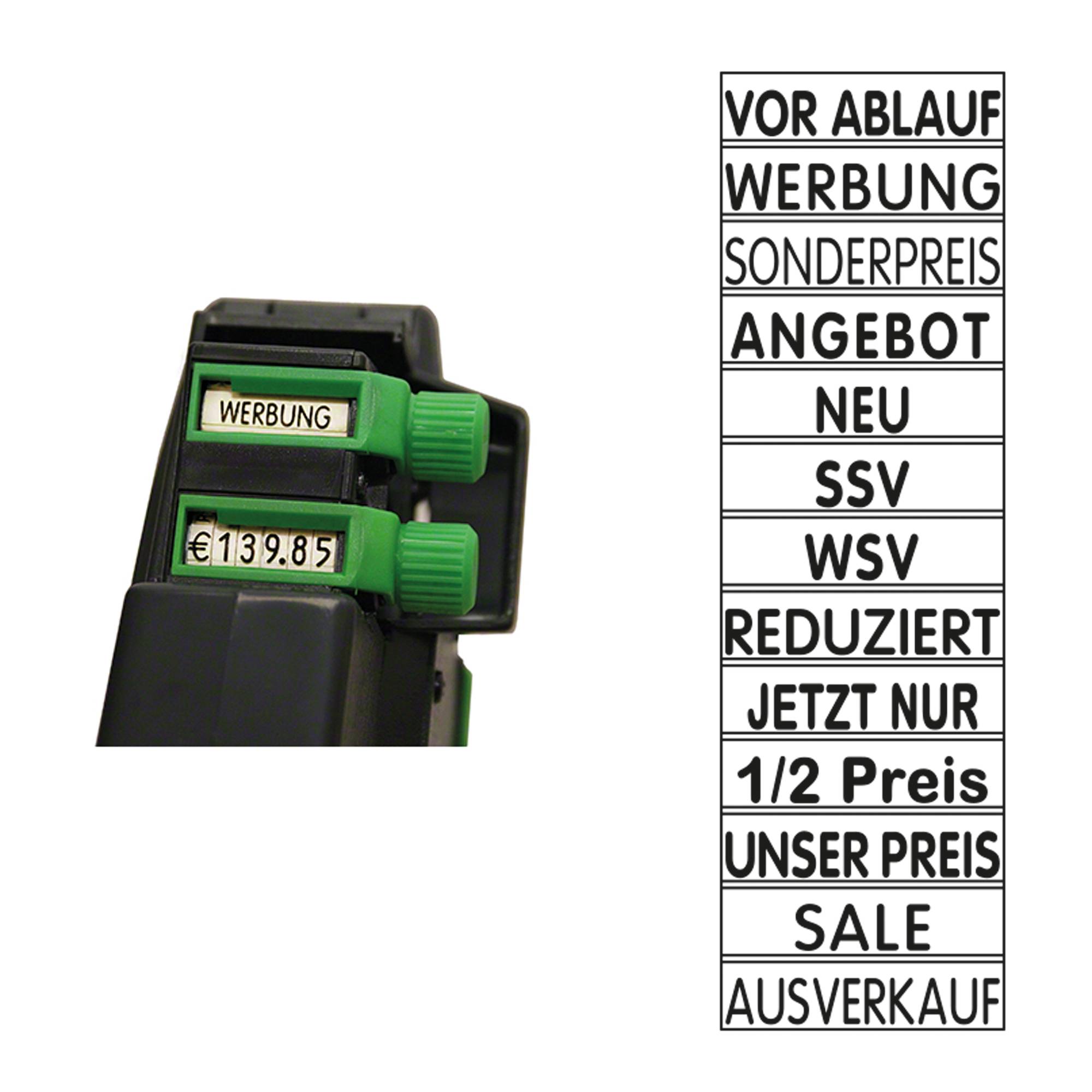 CreenLine Handauszeichner ACL-14002616-9 Wortband 9 Ziffern