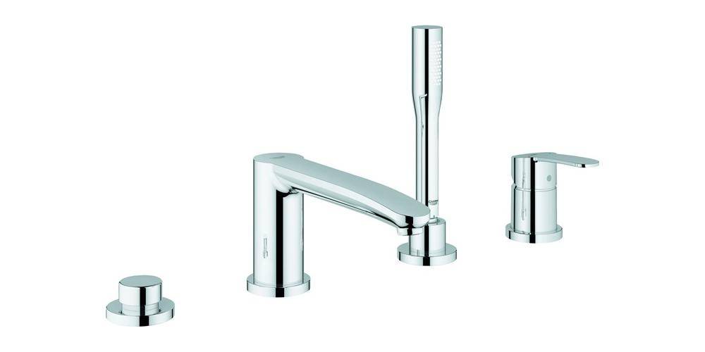 GROHE 4-Loch-Einhand-Wannenkombination EUROSTYLE COSMOPOLITAN chr