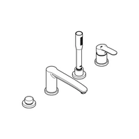 GROHE 4-Loch-Einhand-Wannenkombination EUROSTYLE COSMOPOLITAN chr GROHE 4-Loch-Einhand-Wannenkombination EUROSTYLE COSMOPOLITAN chr