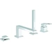 Grohe 4-L-EH-Wannenkombi EUROCUBE chrom Grohe 4-L-EH-Wannenkombi EUROCUBE chrom