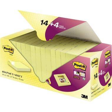 Post-it Haftnotiz ® Notes Promotion 76 x 76 mm (B x H) inkl. 4 x 90