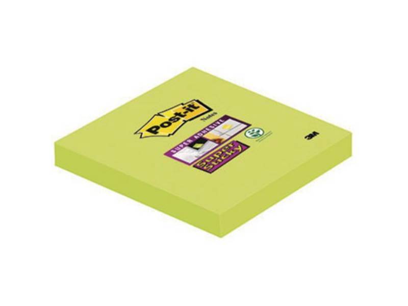 Post-it Haftnotiz Super Sticky 6546SA 76x76mm 90Bl. lindgrün