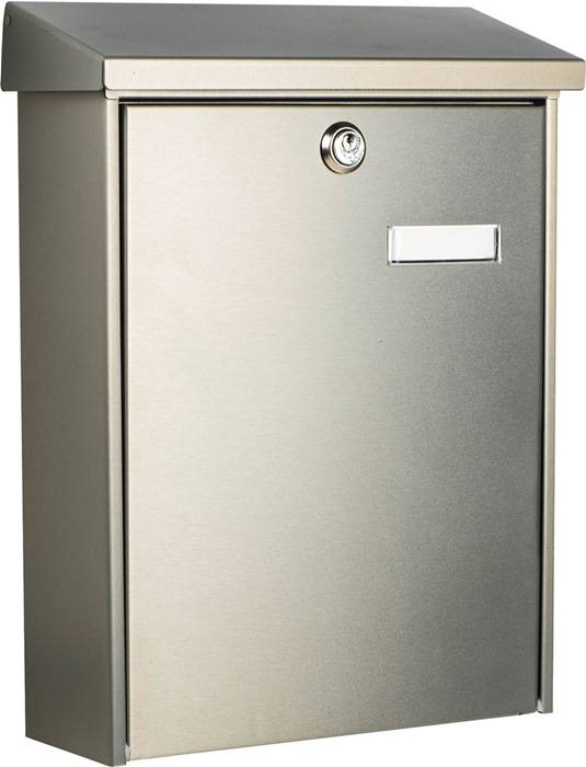 Briefkasten Oslo 3767 NI H.400mm B.300mm T.110mm VA DIN C4 BURG-WÄCHTER
