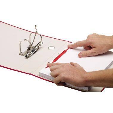 Bankers Box Abheftbügel ® 60mm Kunststoff 100 % recycelt rot 100