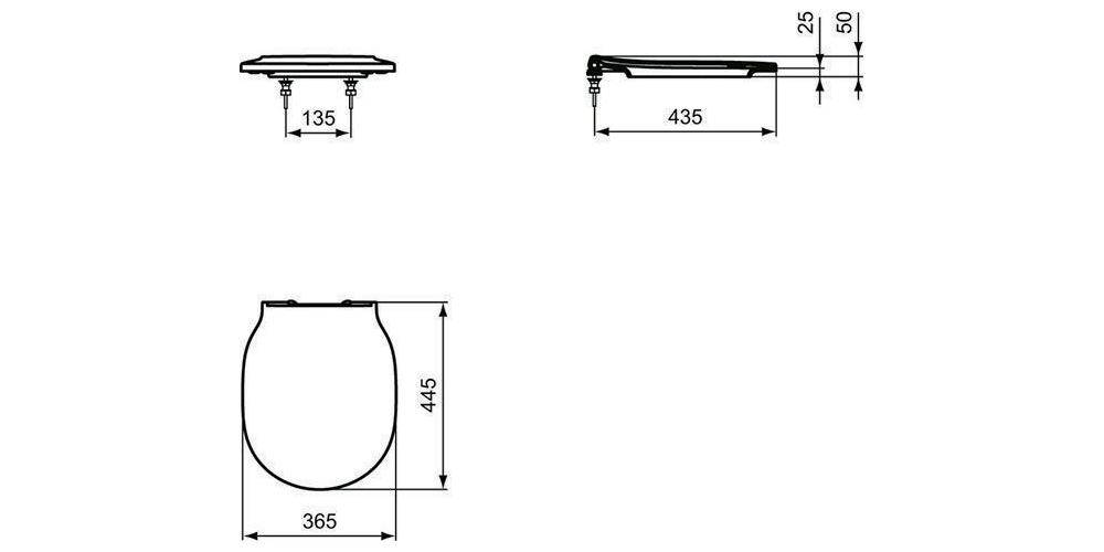 Ideal Standard IDS WC-Sitz CONNECT AIR mit Deckel Softclosing