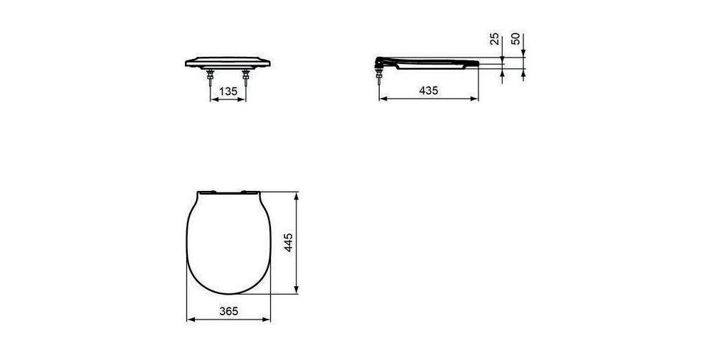 Ideal Standard IDS WC-Sitz CONNECT AIR mit Deckel Softclosing