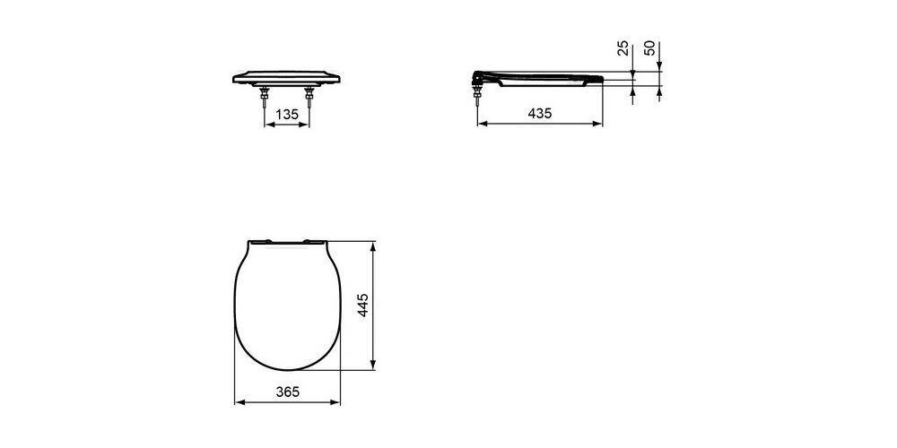 Ideal Standard IDS WC-Sitz CONNECT AIR mit Deckel Softclosing