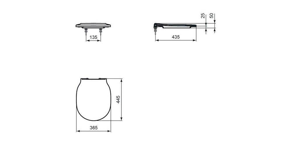 Ideal Standard IDS WC-Sitz CONNECT AIR mit Deckel Softclosing