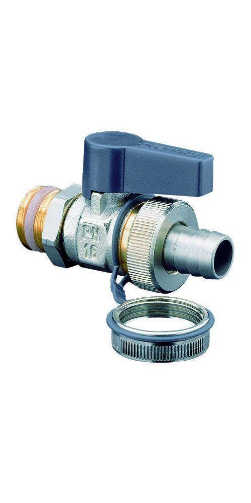 Oventrop Kugelhahn Optiflex Messing vernickelt, PN 16 DN 15, 1/2Zoll