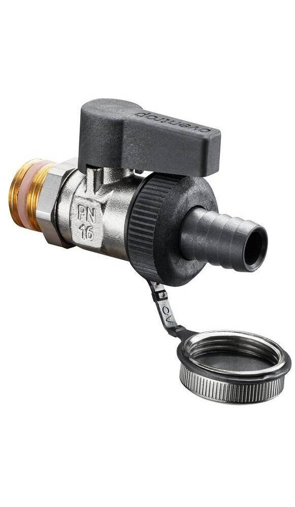 Oventrop Kugelhahn Optiflex Messing vernickelt, PN 16 DN 15, 1/2Zoll