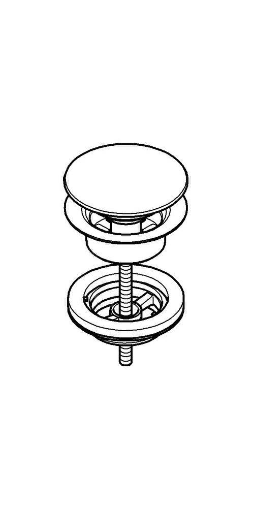 GROHE Ablaufgarnitur m Klickverschluss su-st