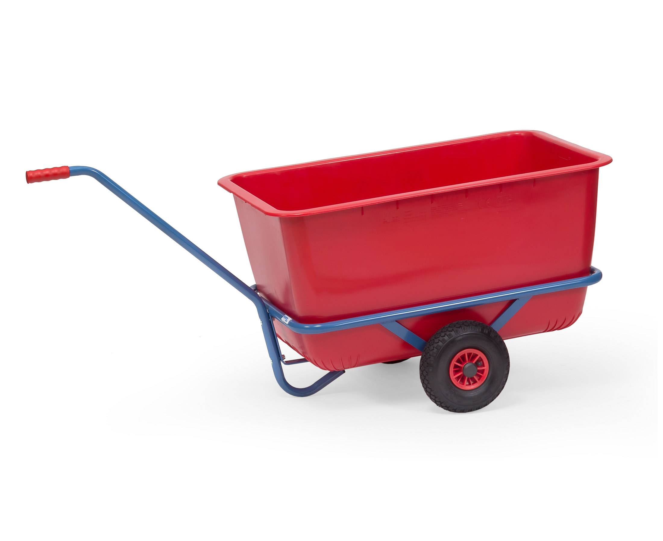 Fetra Handwagen mit Vollgummibereifung und Kunststoffmulde 700x400mm