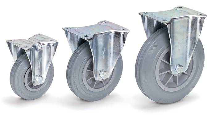 Bockrolle 125 x 38 mm