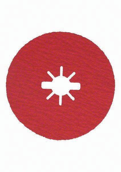 Fiberscheibe X-LOCK R780 Best for Metal+Inox D.125mm Körnung 120 Sternloch BOSCH