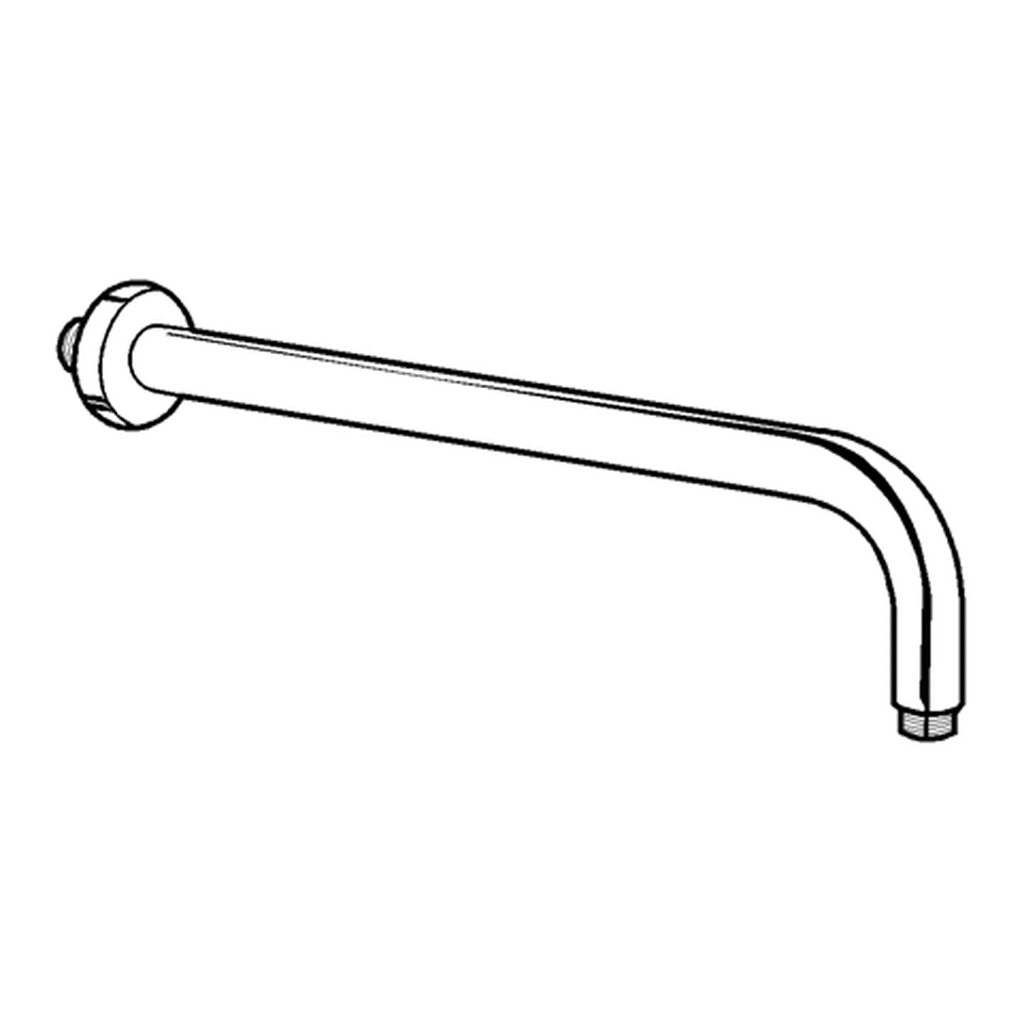 Kludi Brausearm für Tellerkopfbrause Ausladung 400mm, chrom, 1 Stk.