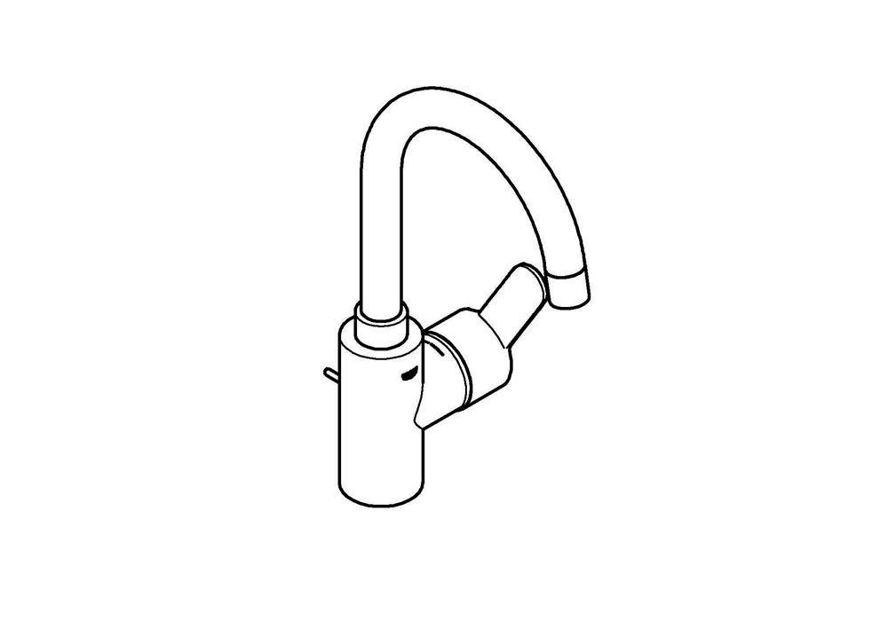 GROHE EH-WTbatt EUROSTYLE C 1/2Zoll L-Size chr