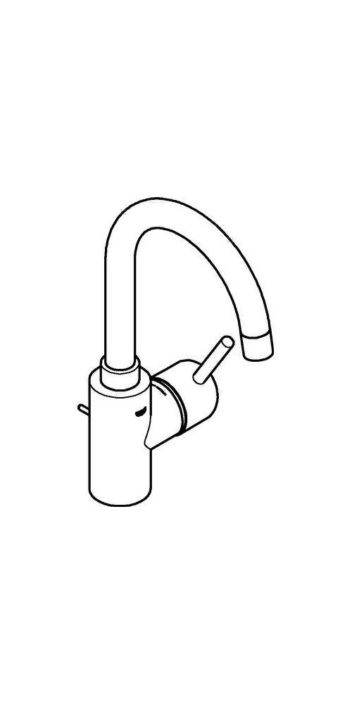 GROHE EH-Waschtischbatterie CONCETTO 1/2Zoll L-Size chr chrom