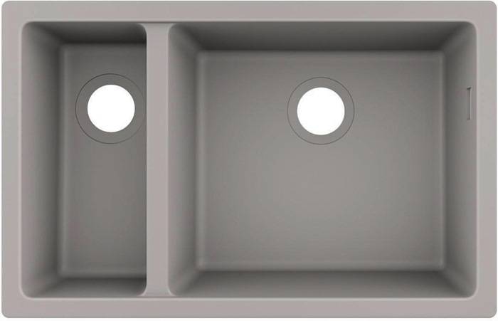hansgrohe HG Unterbauspüle 180/450 S510-U635 betongrau