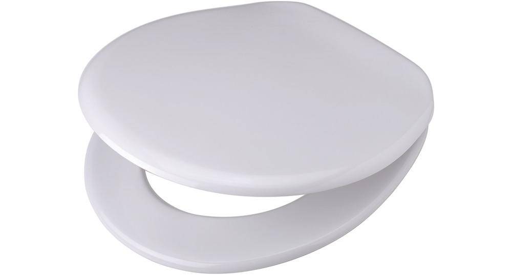 pagette WC-Sitz V.I.P. mit Deckel, mit Edelstahl-Befestigung weiß