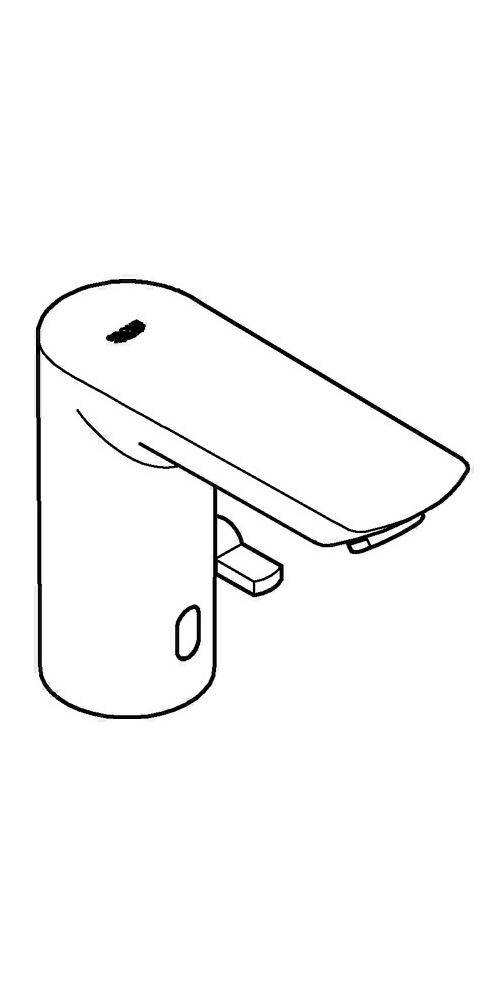 GROHE Infrarot-Elektronik BAU CE 1/2Zoll m Mischung 6 V Batt chr