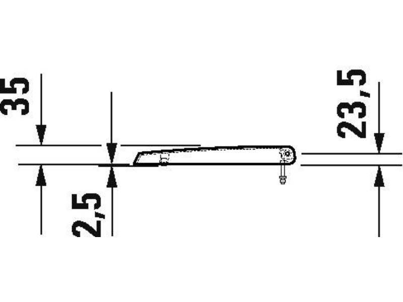 DURAVIT 0024090000 Duravit Urinaldeckel ME by Starck mit Absenkautomatik weiß