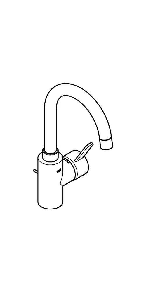 GROHE EH-WTbatt EUROSMART C 1/2Zoll LSize ZAG chrom