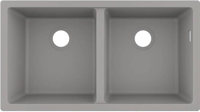 hansgrohe HG Unterbauspüle 370/370 S510-U770 betongrau
