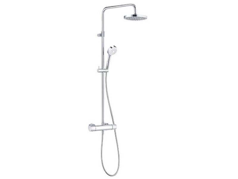 KLUDI 6809505-00 Thermostat-Dual-Shower-System LOGO NEO 68095, DN 15 chrom chrom