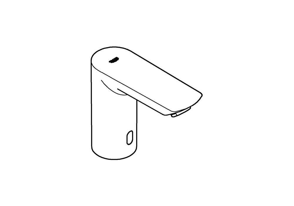 GROHE Infrarot-Elektronik BAU CE 1/2" o Mischung 6 V Batt chr