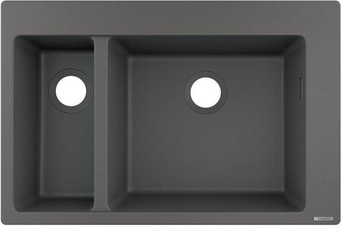 hansgrohe HG Einbauspüle 180/450 S510-F635 steingrau