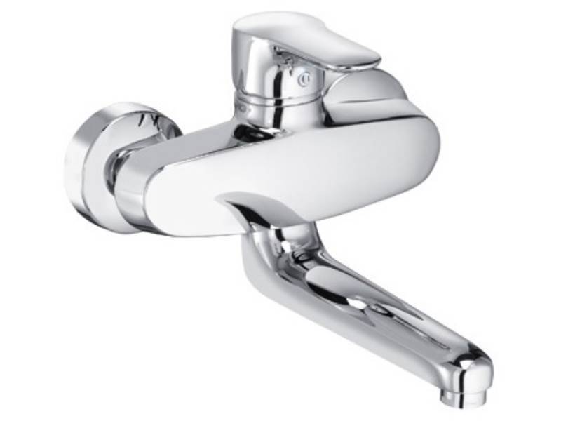 Kludi Spültisch-Wand-EHM OBJEKTA DN 15 Ausladung 180mm chr