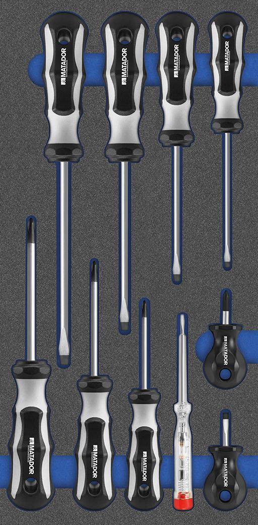 MATADOR MTS Schraubendreher, 10-tlg., (1/3