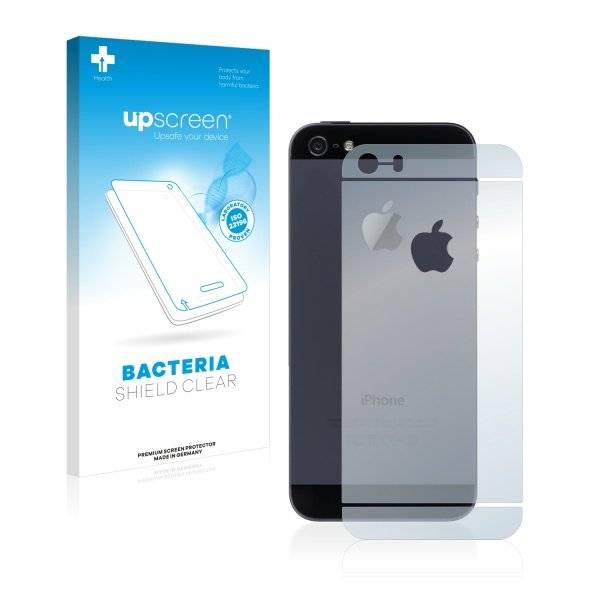 Displayschutzfolie für Apple iPhone 5S Rückseite (gesamte Fläche + LogoCut)