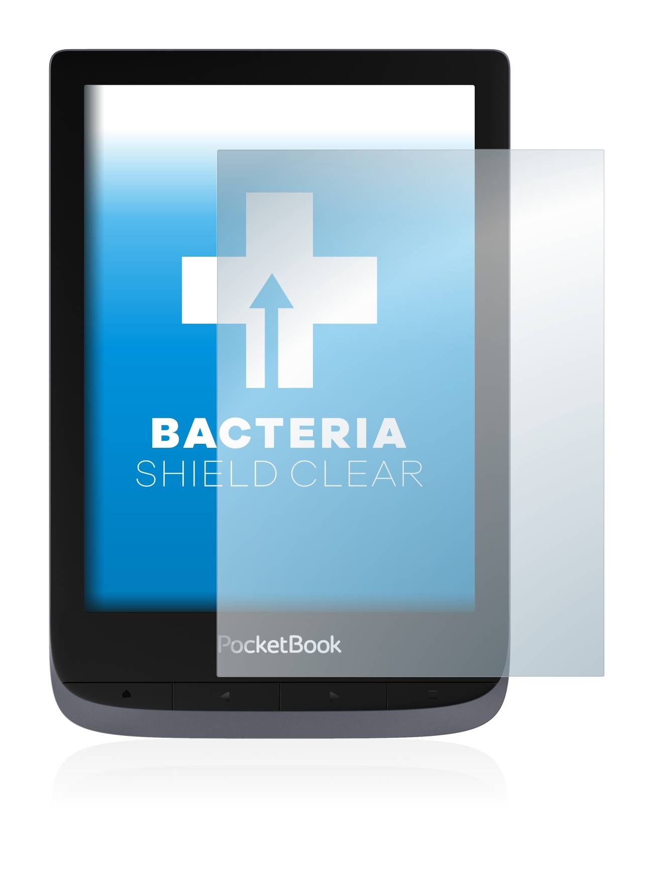 upscreen Bacteria Shield Schutzfolie für PocketBook Touch HD 3 - Antibakteriell