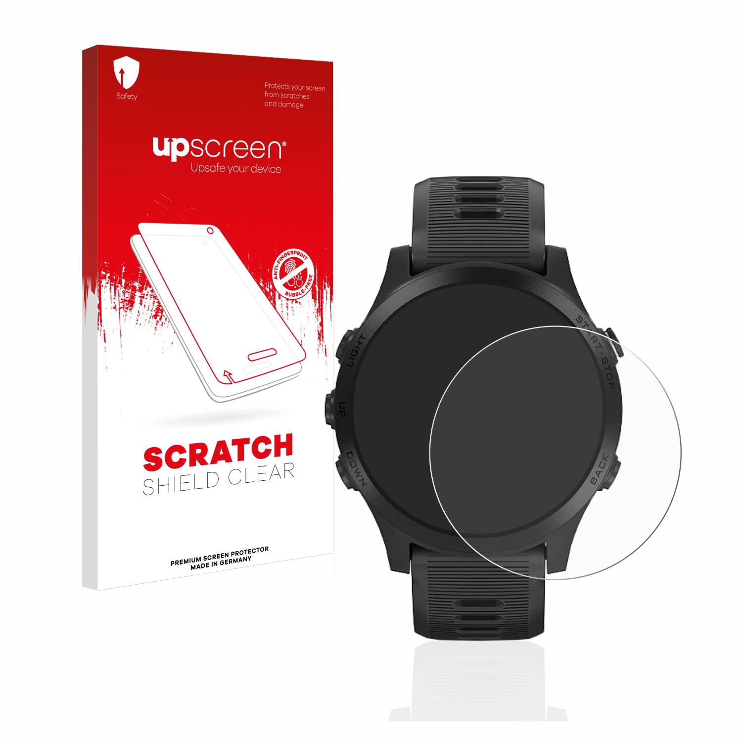 upscreen Scratch Shield Schutzfolie für Garmin Forerunner 945