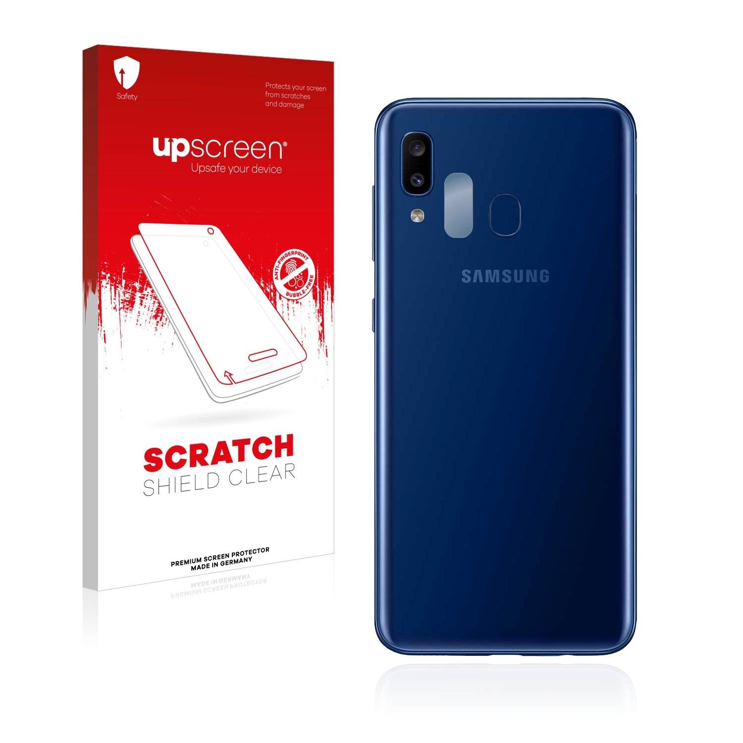 upscreen Scratc Shiel Clea Premiu Displayschutzfoli fü Samsun Galax A2 (Kamer au de Rückseite)