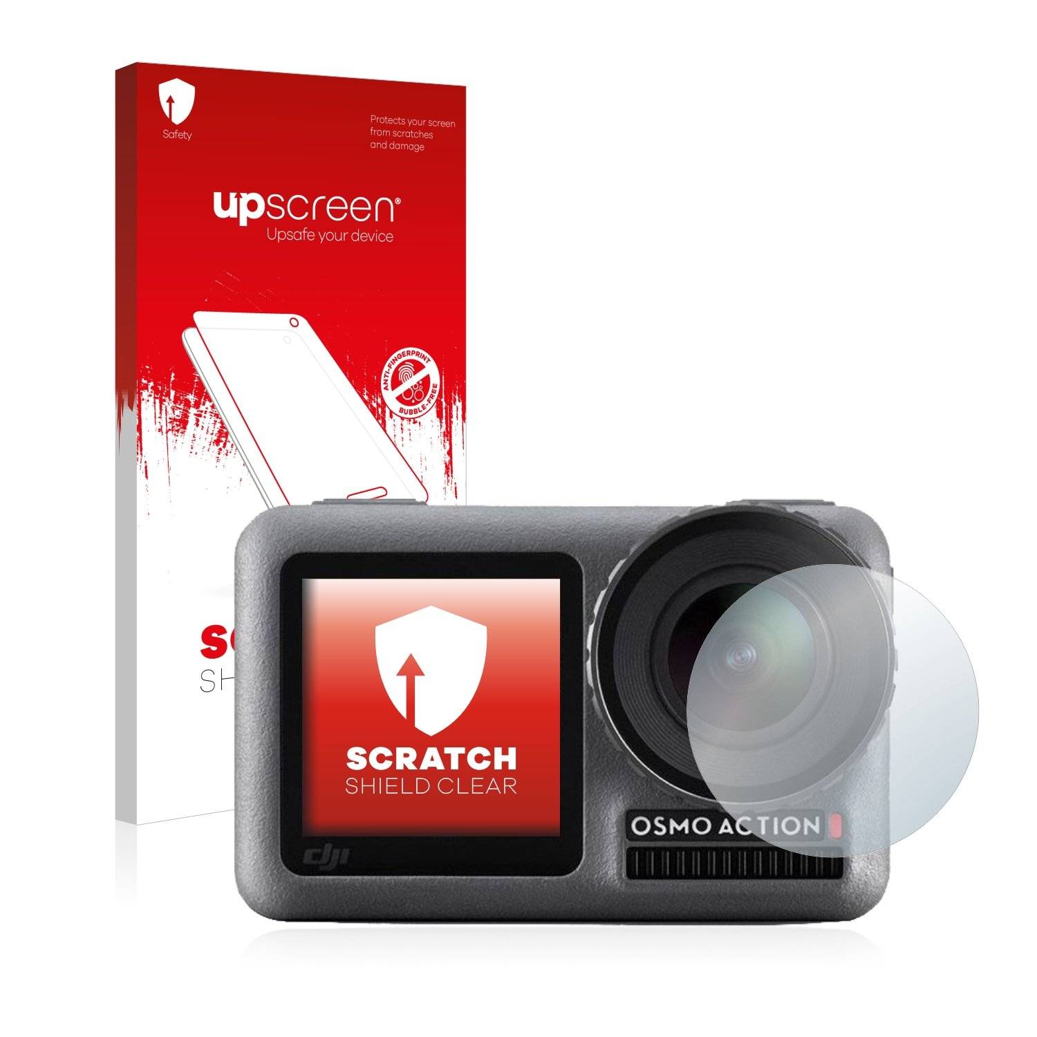 upscreen Scratc Shiel Clea Premiu Displayschutzfoli fü DJ Osm Actio (Linse)