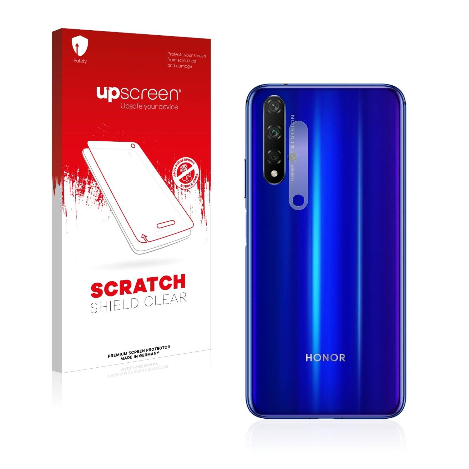 upscreen Scratc Shiel Clea Premiu Displayschutzfoli fü Huawe Hono 2 (Kamer au de Rückseite)