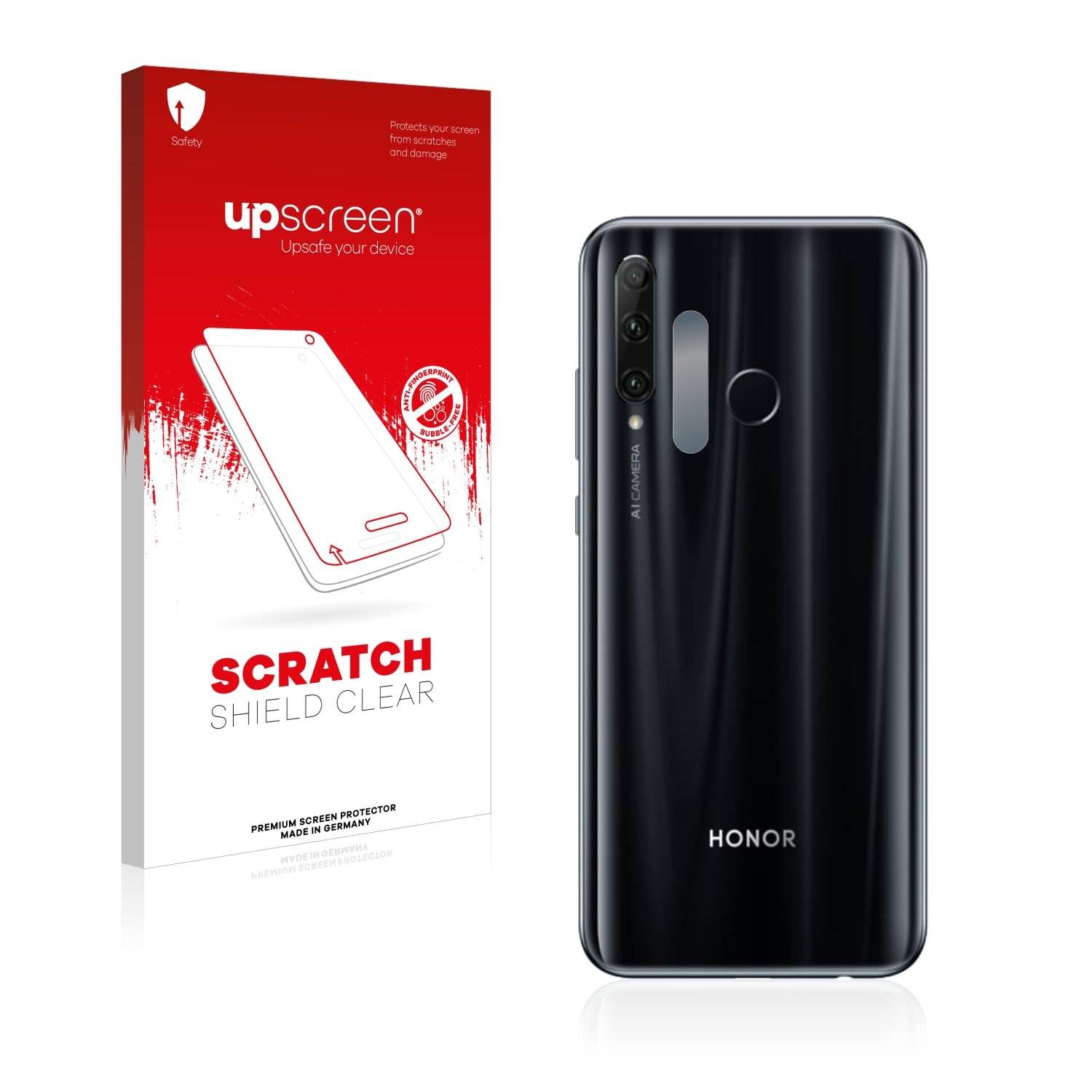 upscreen Scratc Shiel Clea Premiu Displayschutzfoli fü Huawe Hono 2 Lit (Kamer au de Rückseite)