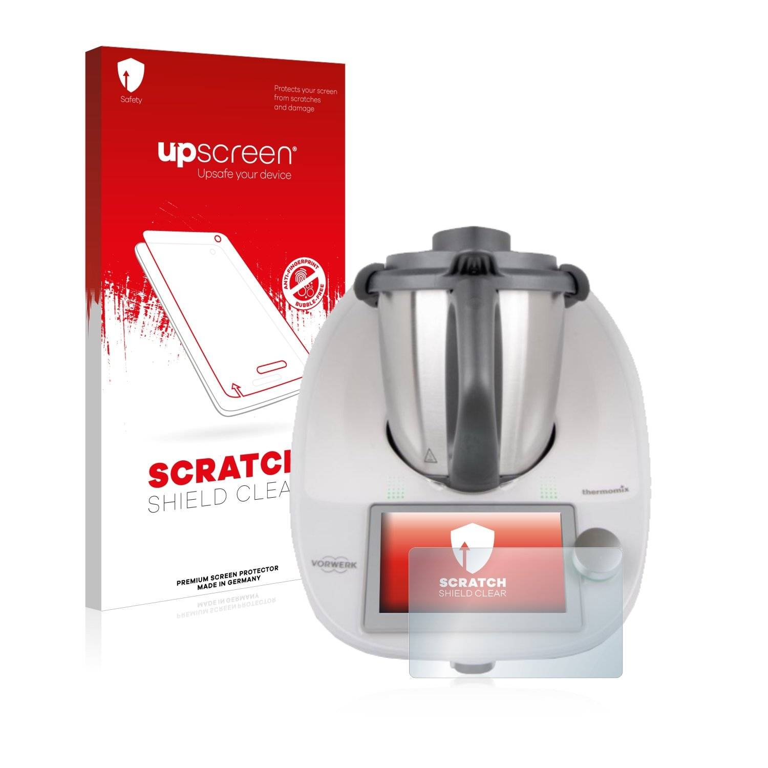 upscreen Scratc Shiel Clea Premiu Displayschutzfoli fü Vorwer Bimb TM6